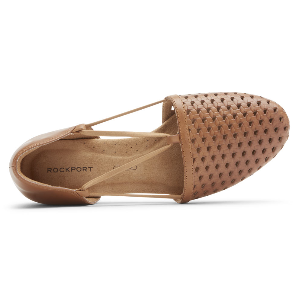 Rockport Womens Reagan Perforated - Flats Pink - MKP860541